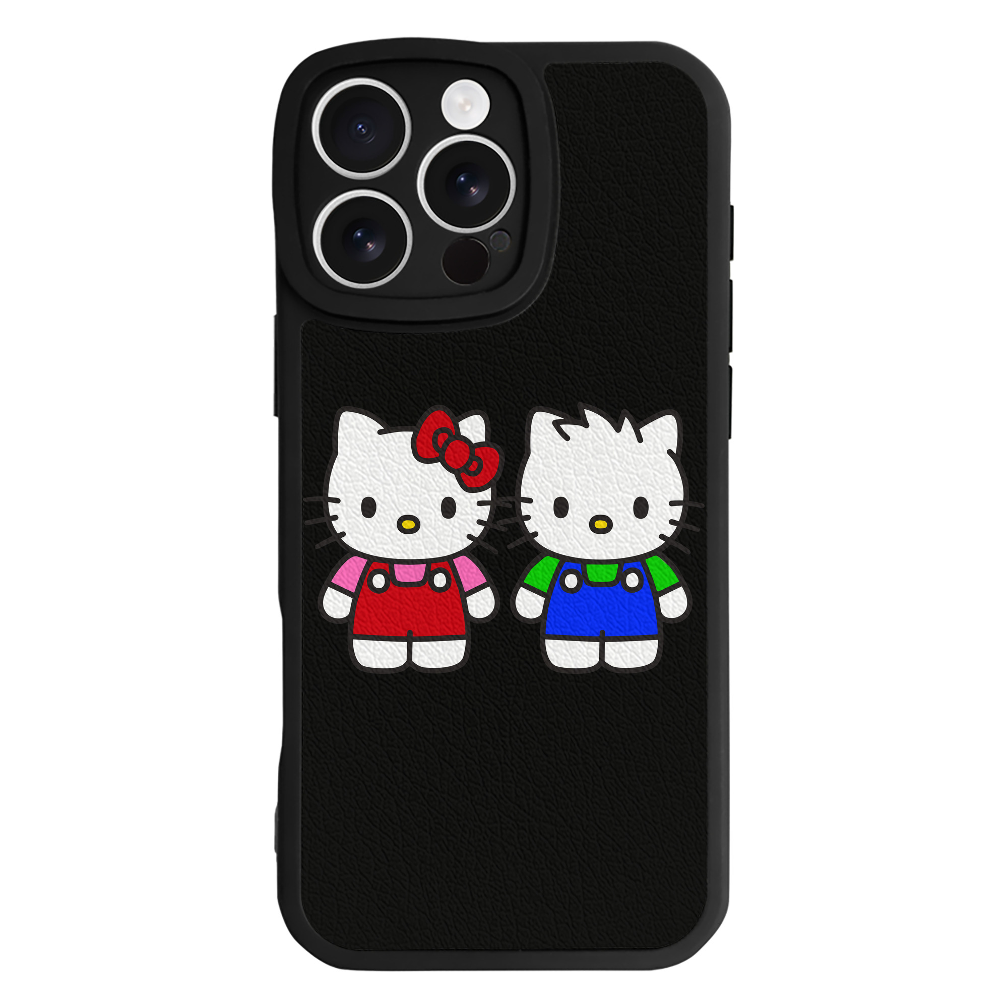 （画像用） Hello Kitty ハローキティ 【iPhone 16シリーズ対応】シリコンスマホケース（レザー調） 材質：シリコン